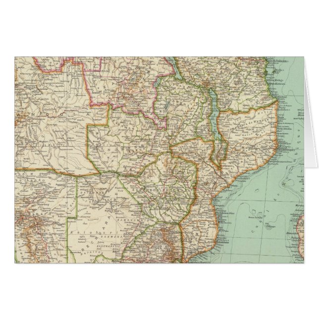 11819 Södra Afrikan Hälsningskort (Framsidan Horizontal)