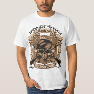 1186 militära polisiära bestående frihet t-shirt