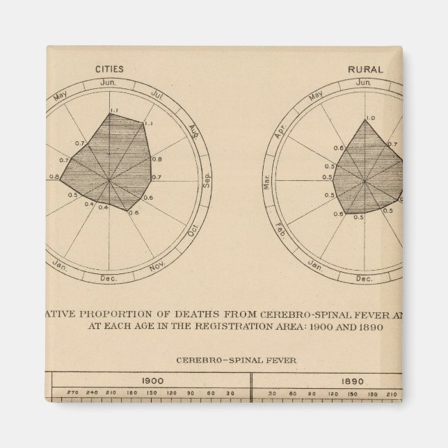 118 Dödlig cerebrospinalfeber Magnet (Framsidan)