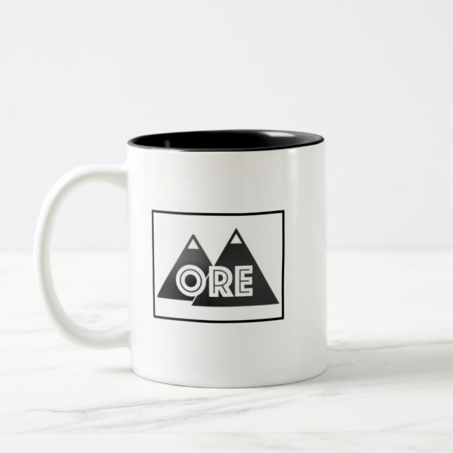 11 0z. PNW-kaffemugg Två-Tonad Mugg (Vänster)