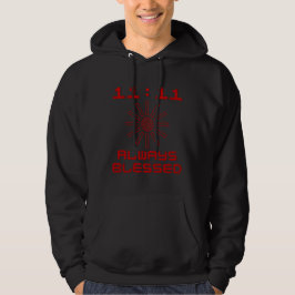 11:11 Alltid välsignad Hoodie