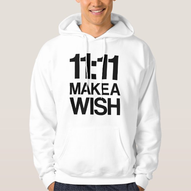 11:11 GÖR en WISHhoodie Sweatshirt Med Luva (Framsida)