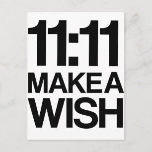 11:11 GÖR ETT ÖNSKAT vykort