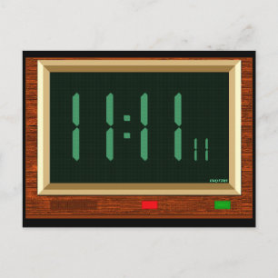 11:11 Klocka vykort