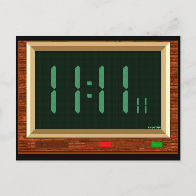 11:11 Klocka vykort (Framsida)