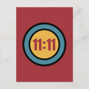 11:11 Retro 50s stil Vykort