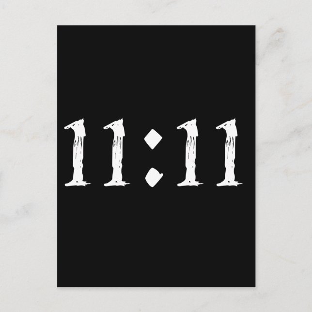 11:11 VYKORT (Framsida)