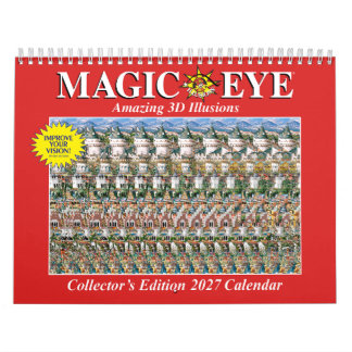 11,25" Bredd 2027 USA Magic Eye Kalender