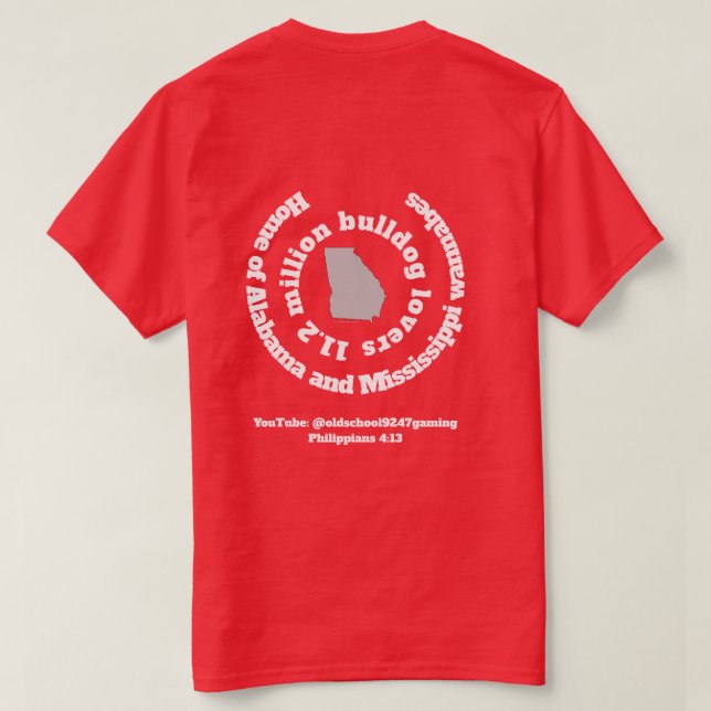 11.2 Million Bulldog Lovers T Shirt (Design baksida)