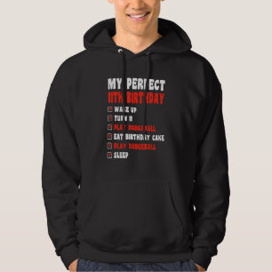11 Ålderdom Perfekt 11:e födelsedagstidningen Dodg Hoodie