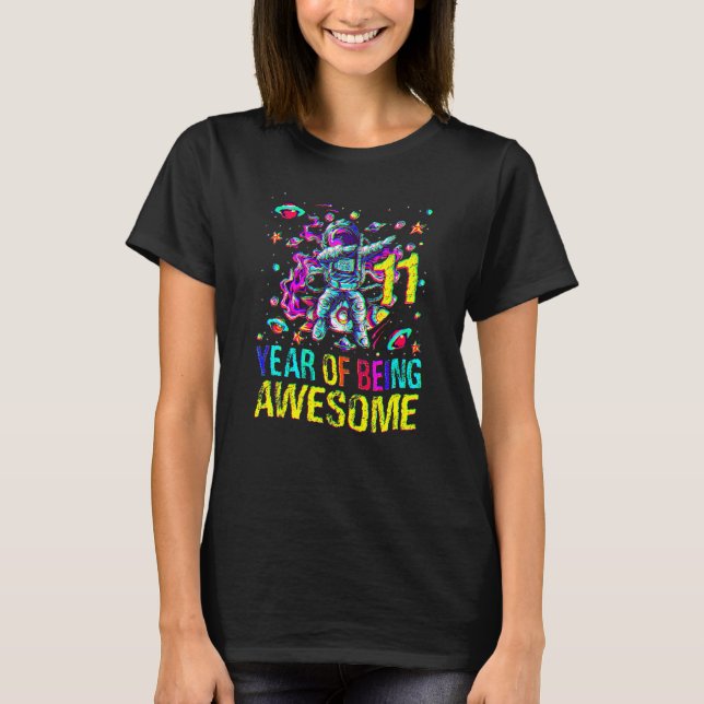 11 Åldersår för Fantastisk astronaut 1 T Shirt (Framsida)