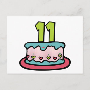11 Ålderskaka Vykort