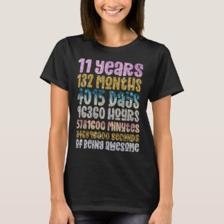 11 år av att vara Fantastisk 11:e födelsedagsoffer T Shirt