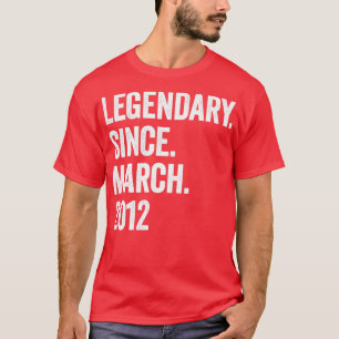 11 år Förklaring sedan mars 2012 11:e födelsedagen T Shirt