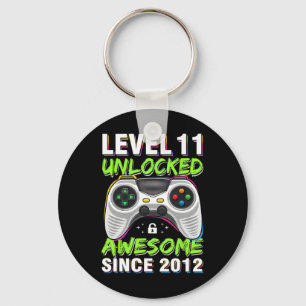 11 år gamla Bday Son Boy Funny Gamer 11 år gamla b Nyckelring