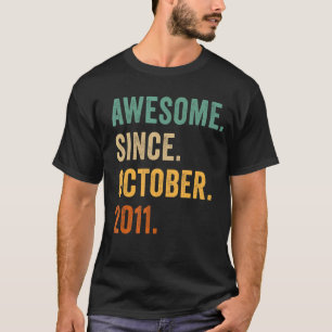 11 år gammal 11:e födelsedagen Fantastisk sedan ok T Shirt