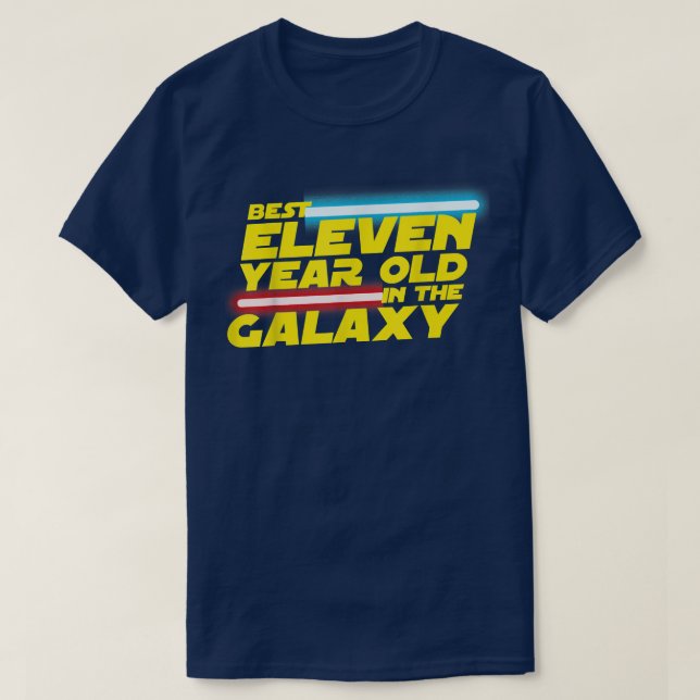 11 år gammal 11:e Födelsedagsfesten bäst i galay T Shirt (Design framsida)