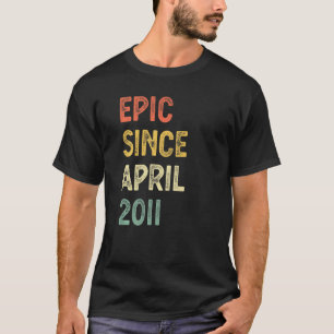 11 år gammal epidemi sedan april 2011 elfte födels t shirt