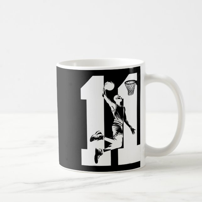 11 år nummer 11 Sketll 11-årsdag  Kaffemugg (Höger)