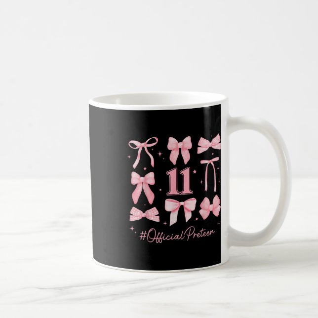 11-årig födelsedagsflicka 11:e födelsedagskokvett  kaffemugg (Höger)