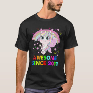 11-åriga Unicorn Cutie 10th Birthday Unicorn G T Shirt