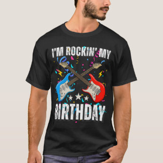 11-års födelsedag Rockmusik Födelsedags Pojke Musi T Shirt