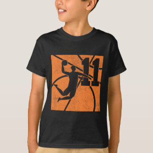 11 års gammal basketkula 11:e Födelsedagsfesten Th T Shirt