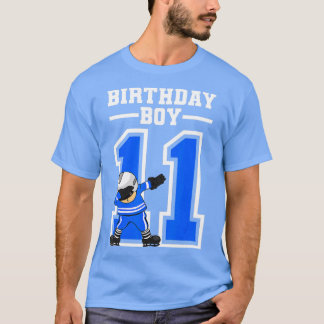 11 ÅRS Gammal Boy Ice Hockey Player 11:e födelseda T Shirt