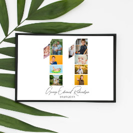 11-årsdag Fotocollage Affisch Minne