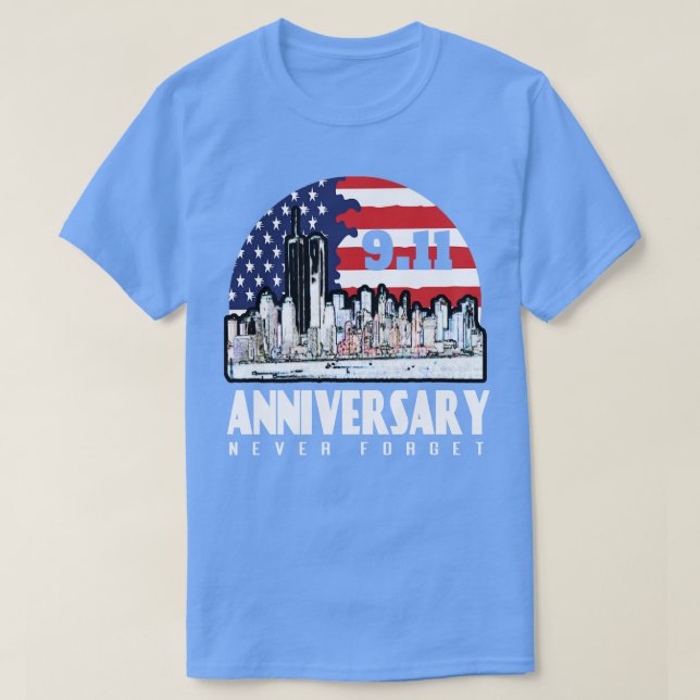 11-årsdagen av 11 september t shirt (Design framsida)
