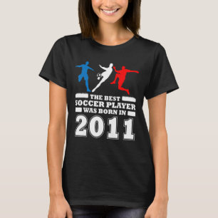 11-årsdagen för fotboll 11-årsjubileum t shirt