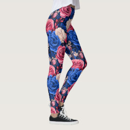 #11-Blommönster Leggings