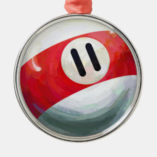 11 Boll Julgransprydnad Metall