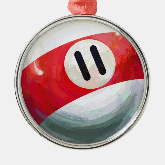 11 Boll Julgransprydnad Metall (Framsidan)