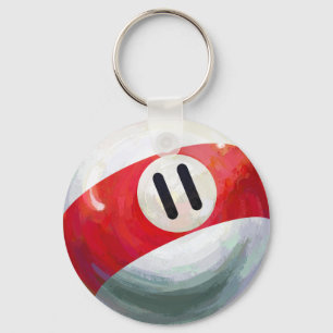 11 Boll Nyckelring