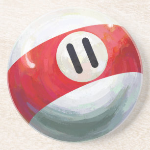 11 Boll Underlägg Sandsten