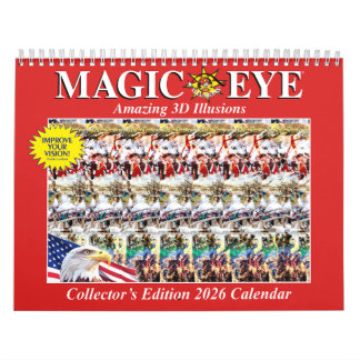 11" bred 2026 International Magic Eye Kalender