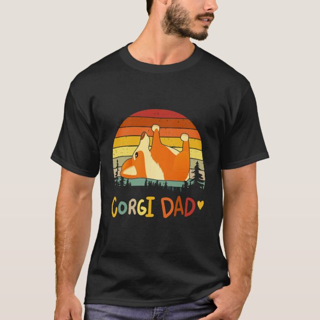 11 Corgi Pappa T Shirt (Framsida)