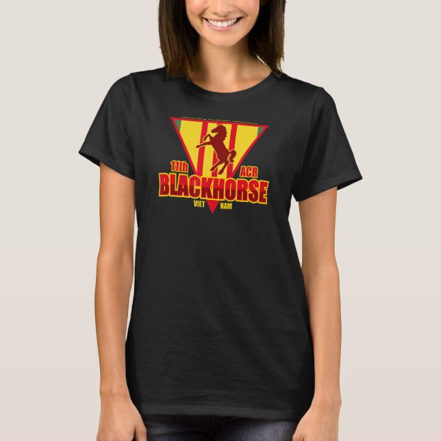 11:e ACR Blackhorse Regiment Vietnam T Shirt (Framsida)