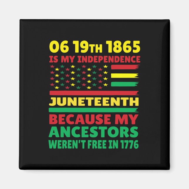 11:e århundradet är min Independence day-fria svar Magnet (Framsidan)