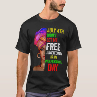 11:e århundradet är min svarta flicka i Independen T Shirt
