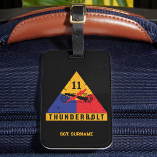 11:e beväpnade "Thunderbolt"-divisionen Disted Bagagebricka