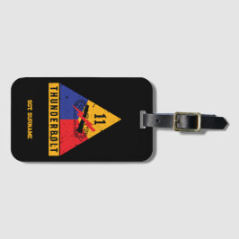 11:e beväpnade "Thunderbolt"-divisionen Disted Bagagebricka