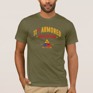 11:e beväpnade "Thunderbolt"-divisionen Disted T Shirt