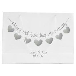 11:e Bröllop-årsdagen för stålets hjärtklappsäck