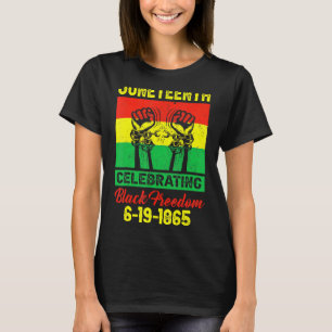 11:e firandet av 1865 Black Freedom African F T Shirt