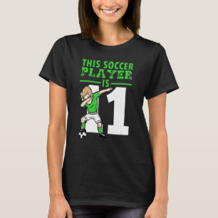 11:e födelsedag - 11:e året gammal fotbollsspelare t shirt