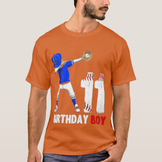 11:e födelsedag Baskeball Big Number Elva 11 år O T Shirt