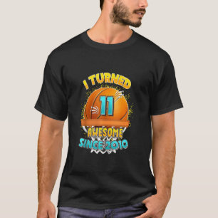 11:e födelsedag Basketball Shirt 11-årsdagen T