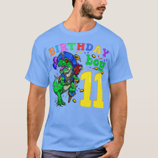 11:e födelsedag Dinosaur Pirat T Shirt
